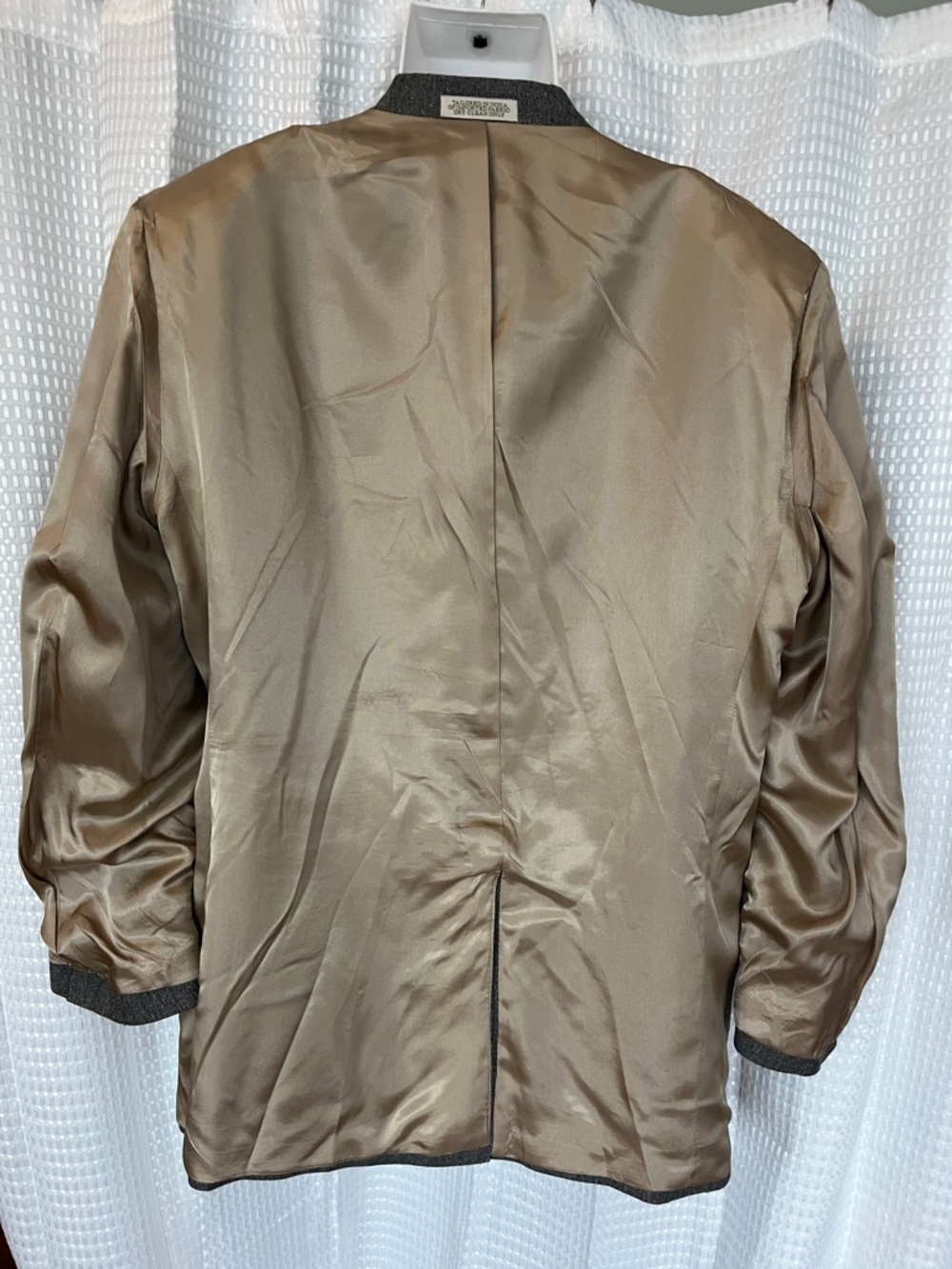 Orvis Sporting Traditions 100% Silk Noil Tweed Blazer Sport Coat 44R Mens - Picture 7 of 10